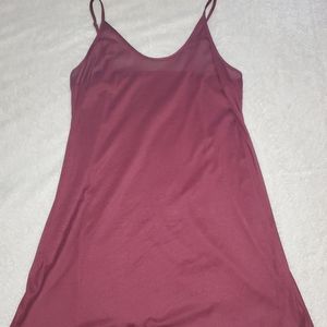 No Tag maroon sheer slip